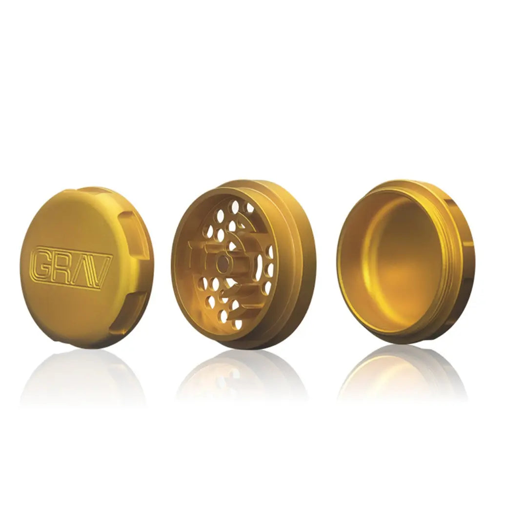 GRAV® 3-Piece Grinder - Black - Herbaleyes