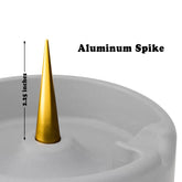 Minimalist Silicone Ashtray w/ Aluminium Spike - Medium - 6 Colours | DEBOWLER - Herbaleyes
