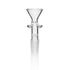 14mm Funnel Flower Bowl - Clear | GRAV - Herbaleyes