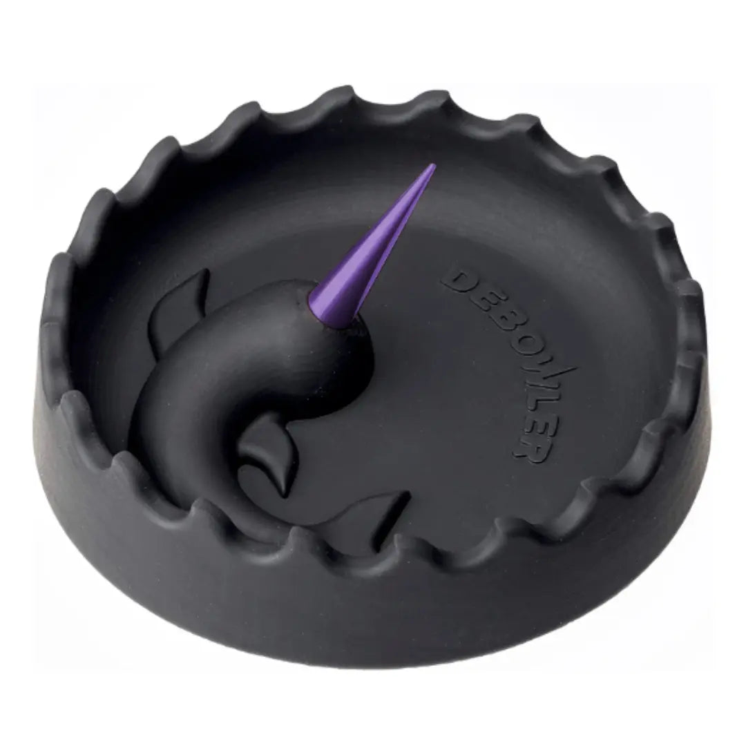Narwhal Silicone Ashtray w/ Aluminium Spike - Large - 6 Colours | DEBOWLER - Herbaleyes