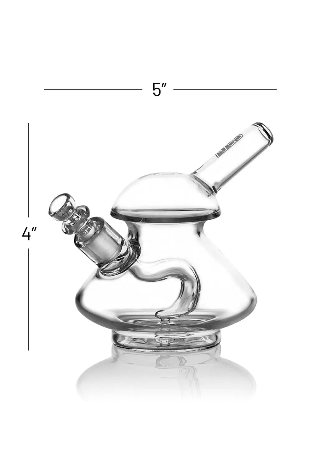 Wobble Bubbler Bong/Dab Rig - Clear | Grav Grav