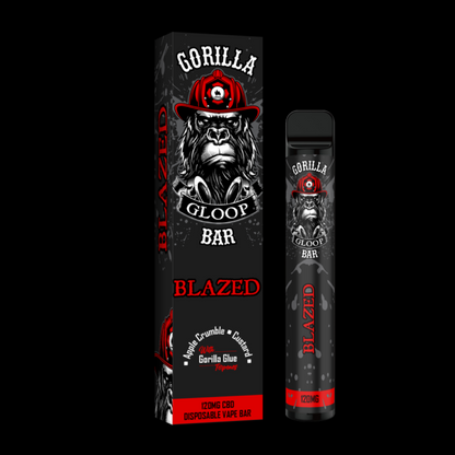 Gorilla Gloop 120mg CBD Disposable Vape Pens - 5 FLAVOURS - Herbaleyes
