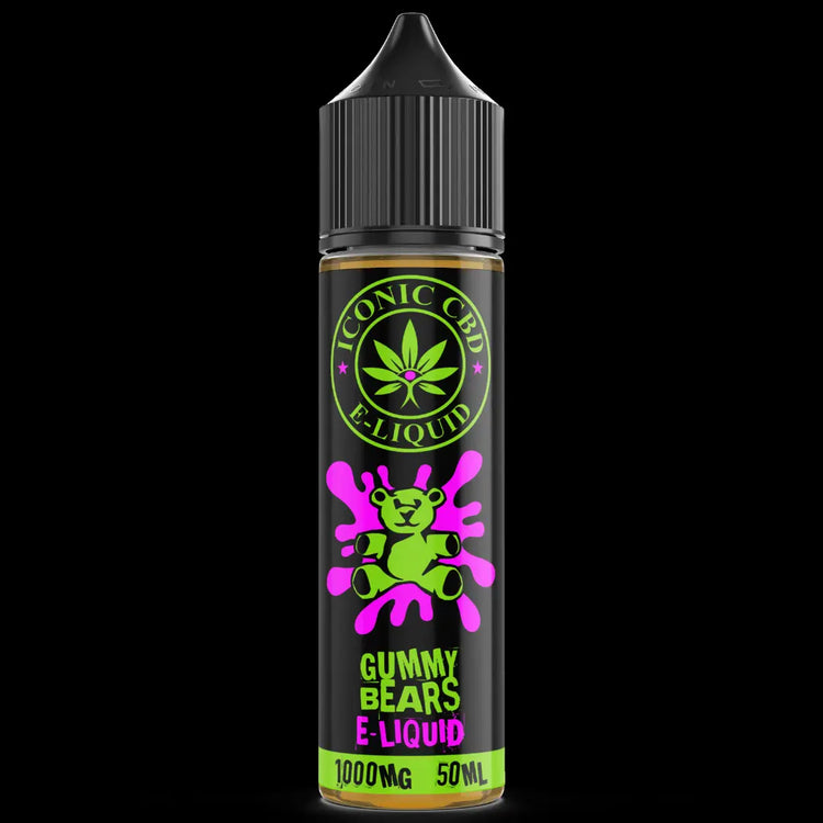 ICONIC CBD | Vape Juice | 1000mg CBD | 5 FLAVOURS - Herbaleyes