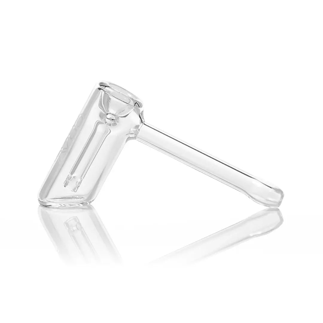 Mini Hammer Bubbler Bong - Clear | GRAV - Herbaleyes