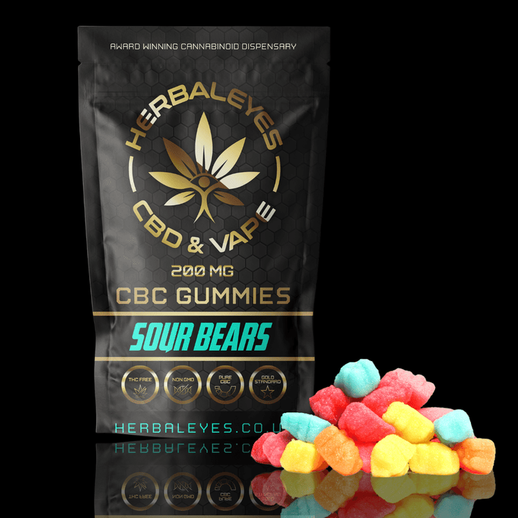 Herbaleyes CBC Gummies - Sour Bears - Herbaleyes