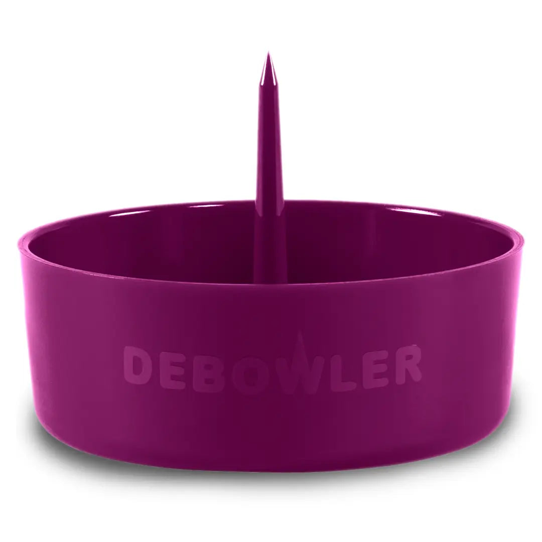 Polycarbonate Ashtray w/ Spike - 4 Colours | DEBOWLER - Herbaleyes