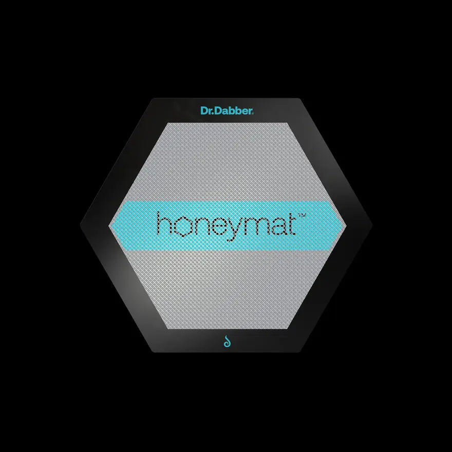 Honeymat Silicon Dab Mat by Dr Dabber - Herbaleyes