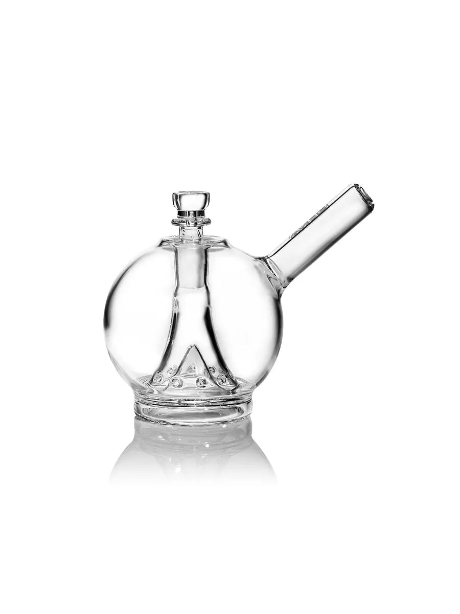 Globe Bubbler Bong/Dab Rig - Clear | Grav - Herbaleyes