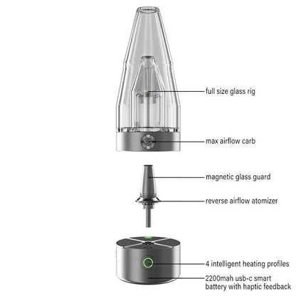 The DabX Go Vaporizer E-Rig - Herbaleyes