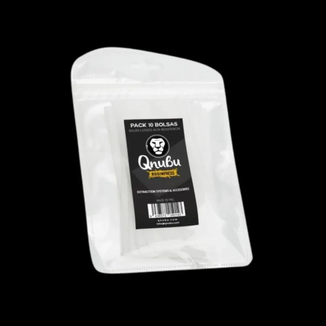 Rosin Press Bag 11x5cm Pack 10 Units by Qnubu - Herbaleyes