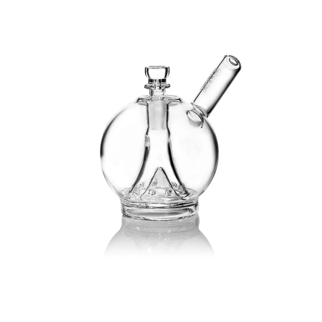 Globe Bubbler Bong/Dab Rig - Clear | Grav - Herbaleyes