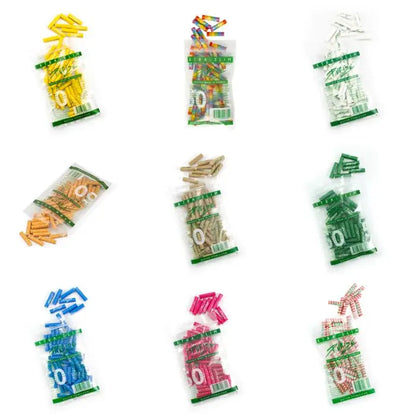 Xtra Slim Filter Tips Bags With Activated Charcoal by Purize 50pcs - Herbaleyes